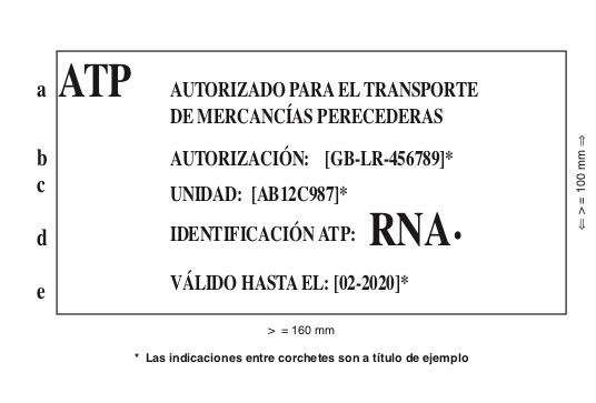 Certificado ATP
